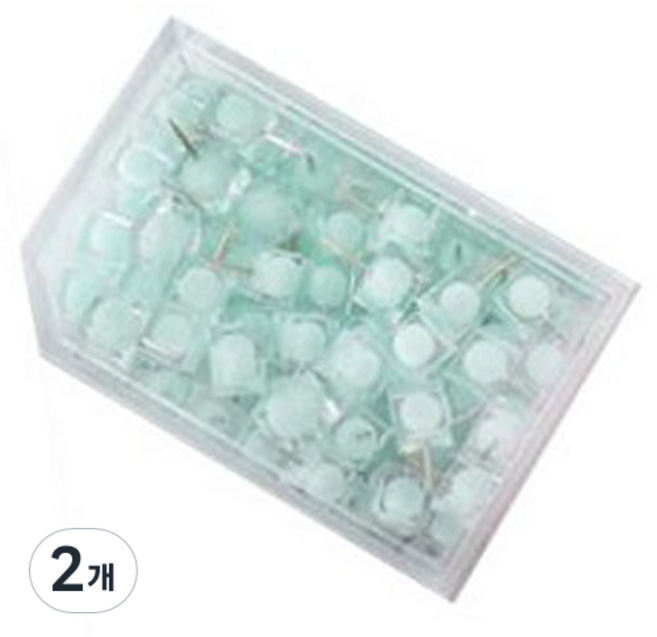 키밍 예쁜 캔디 압정 연블루, 80개입, 2개