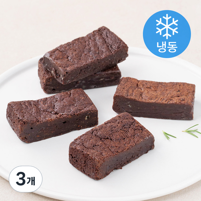 예술방앗간 칼리바우트 초코 브라우니 (냉동), 80g, 6개입, 3개