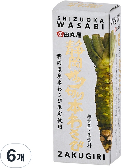 Tamaruya 田丸屋 粗磨現磨山葵, 6個, 70g