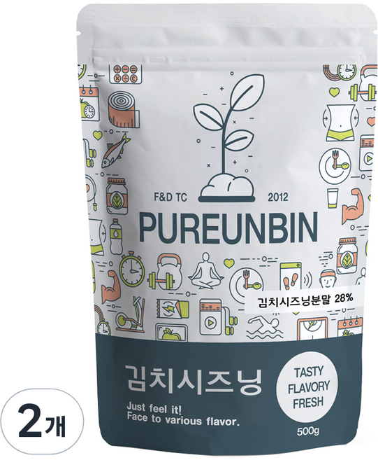 PUREUNBIN 泡菜調味粉, 500g, 2個