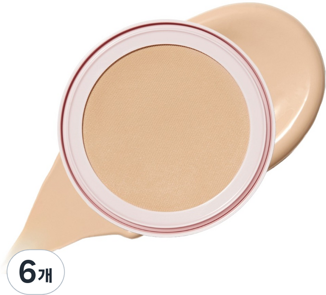 에스쁘아 비내추럴 쿠션 리필 14g, 23호 베이지, 6개