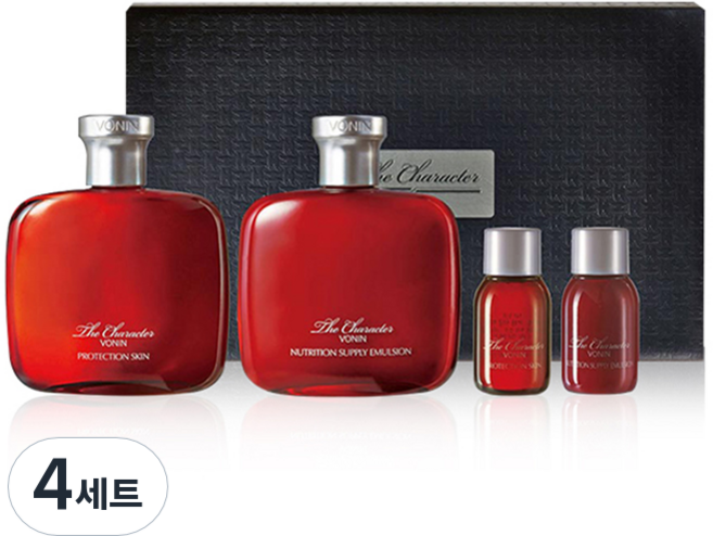 보닌 남성용 더 캐릭터 기초 2종 기획세트, 4세트