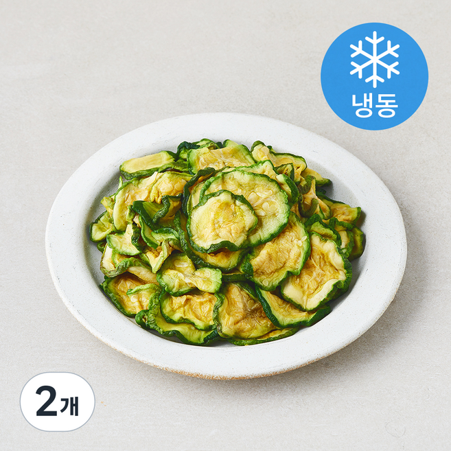 나물투데이 국내산 데친 애호박 (냉동), 800g, 2개, 1개입