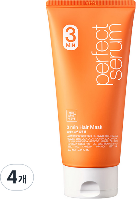 미쟝센 퍼펙트 3분 살롱팩, 4개, 300ml