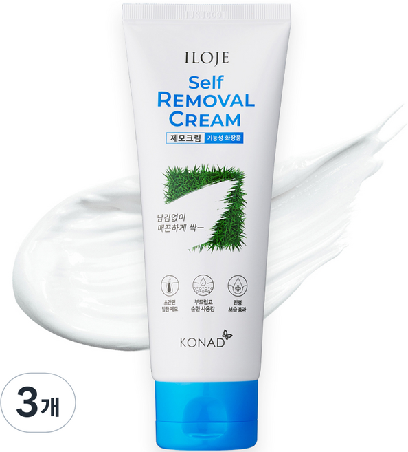 아이로제 셀프 제모 크림, 100ml, 3개