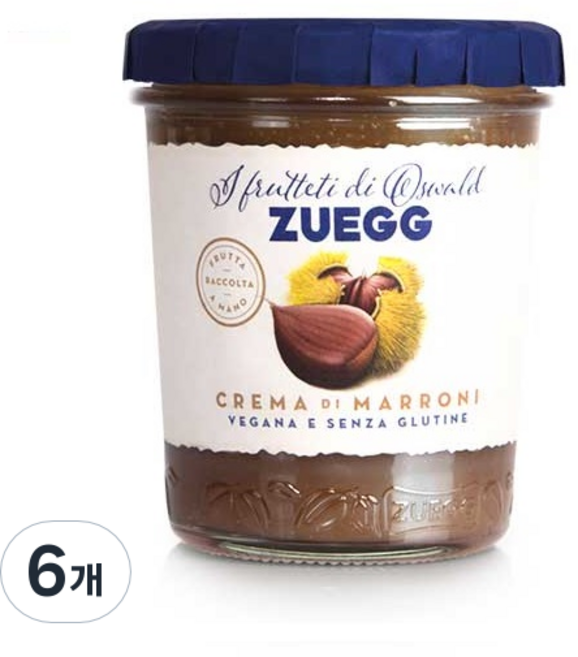 주에그 밤잼, 330g, 6개