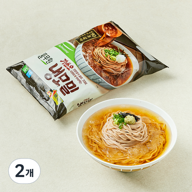 풀무원 가쓰오 냉모밀 2인분, 702g, 2개