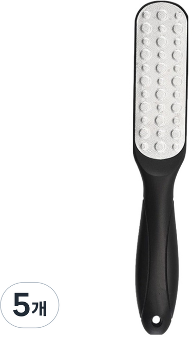 픽셀노바 발 뒷꿈치 각질 제거기 블랙, 1개입, 5개, 55g
