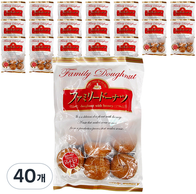 메이지 베이커리 패밀리도넛, 130g, 40개