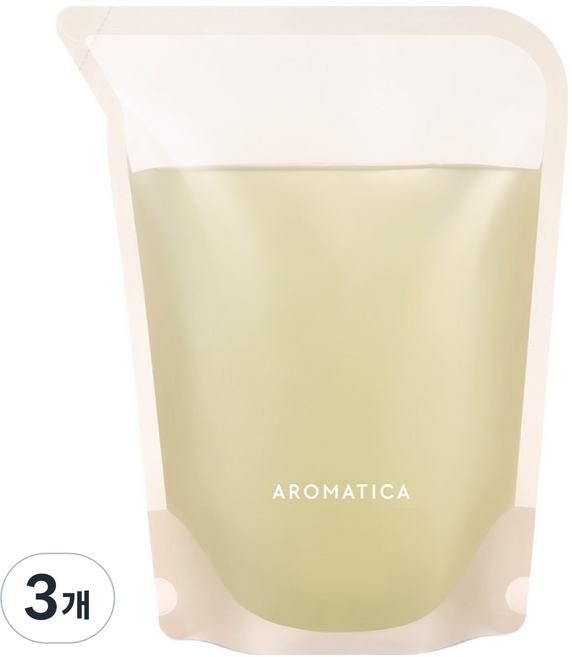 아로마티카 유칼립투스 탈모케어 샴푸 리필, 500ml, 3개