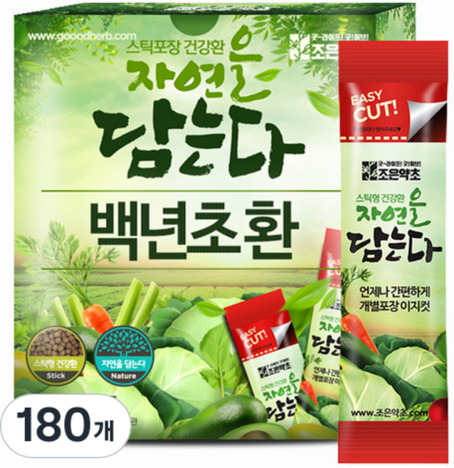 조은약초 백년초환 스틱, 3g, 180개