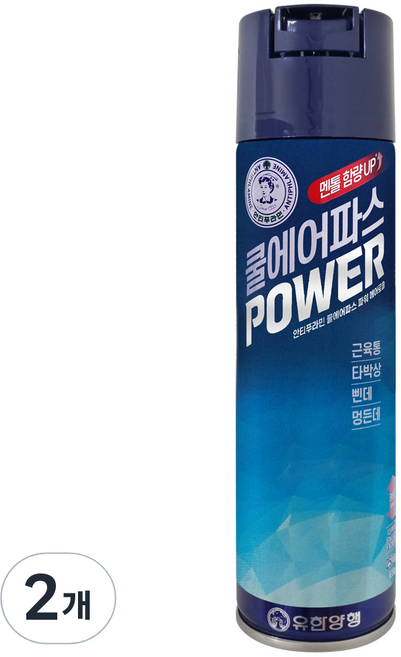 안티푸라민 쿨 에어파스 파워 250ml, 2개, 1개입
