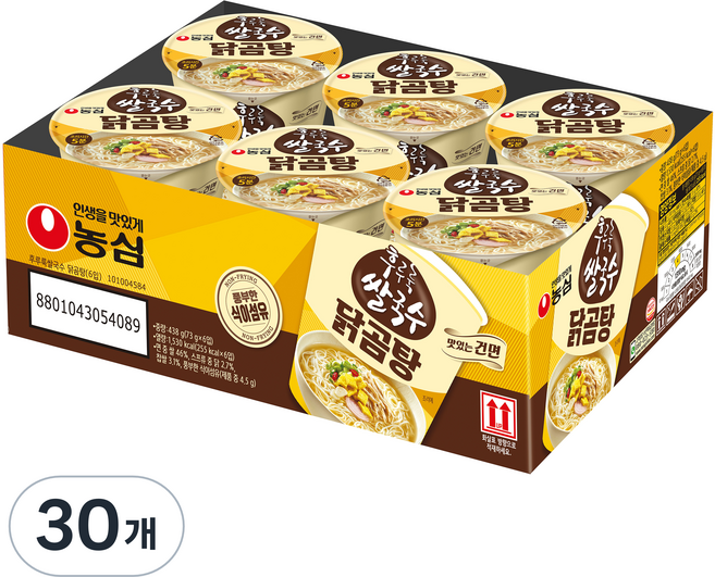 후루룩 쌀국수 닭곰탕, 73g, 30개