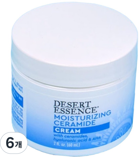 데저트에센스 모이스처라이징 세라마이드 크림, 6개, 60ml