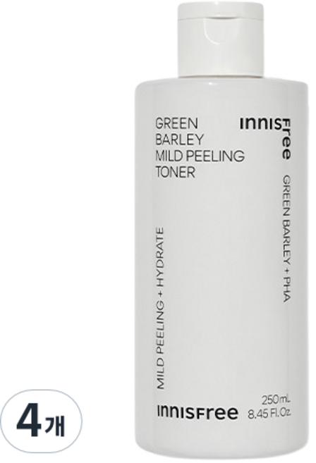 이니스프리 청보리 필링 토너, 250ml, 4개