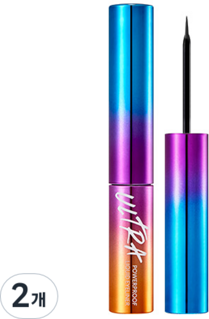 미샤 울트라 파워프루프 리퀴드 라이너 4g, 블랙, 2개