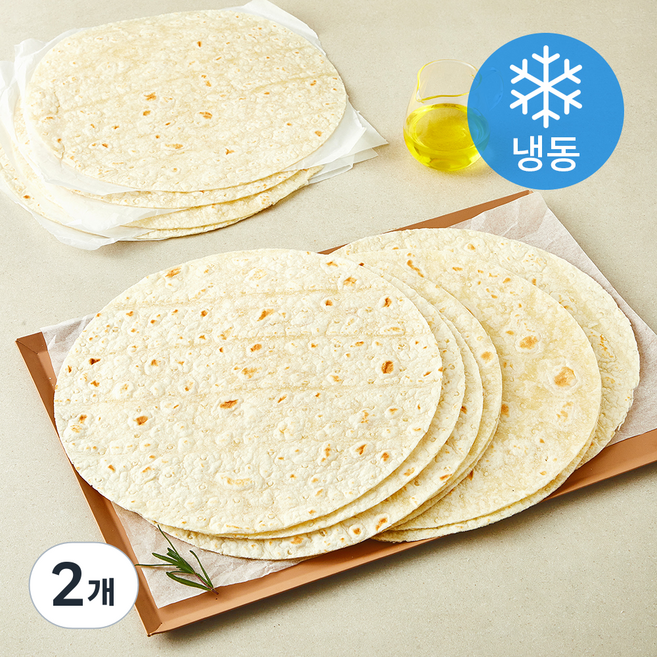 미션푸드 씬피자도우 25cm (냉동), 83g, 2개, 15개입