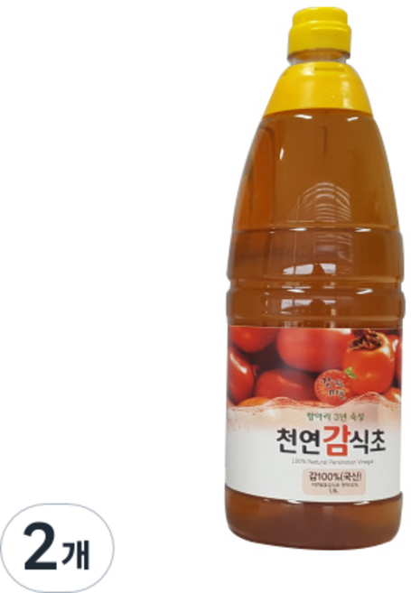 감익는마을 항아리숙성 감식초, 1.5L, 2개
