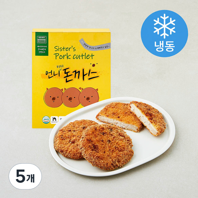 생선파는언니 언니 돈까스 (냉동), 300g, 5개