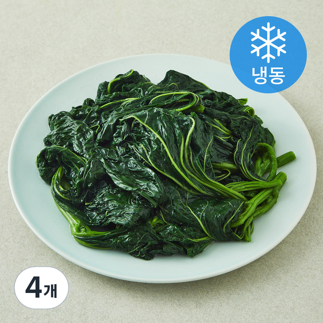 나물투데이 국내산 데친 아욱 (냉동), 4개, 250g