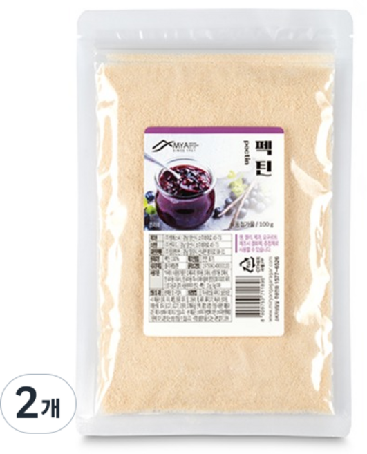 밀양한천 펙틴, 100g, 2개