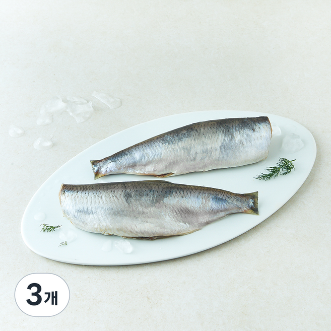 피쉬온탑 손질 청어 생물 2미 (냉장), 3개, 300g