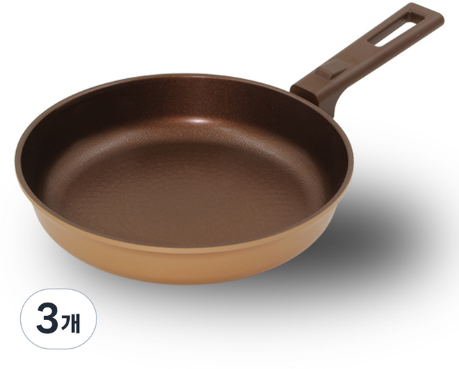 키친아트 인덕션 루나 IH 프라이팬, 24cm, 3개
