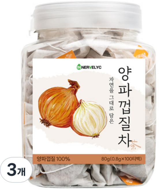 이너블릭 양파껍질차, 800mg, 100개입, 3개