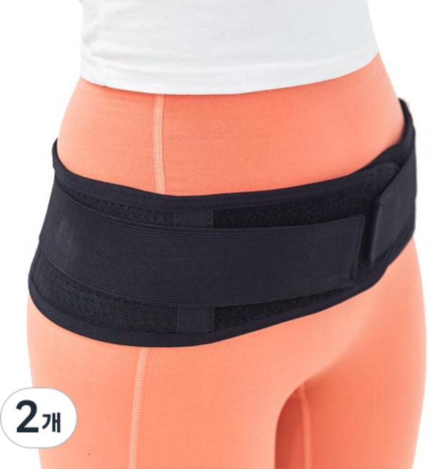 O2메디칼 골반밴드 블랙, 2개