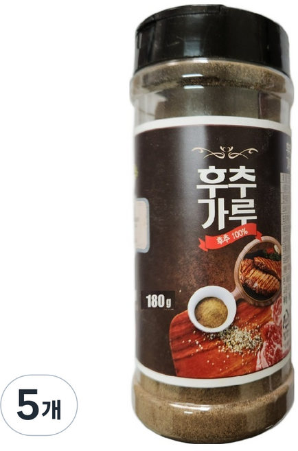 陽光之翼 胡椒粉, 180g, 5個