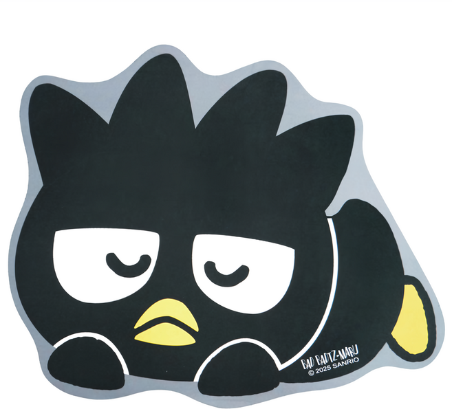 Sanrio 三麗鷗 療癒造型軟式地墊 酷企鵝, 1個, 黑色