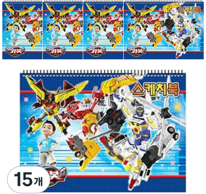 Seungil Note HELLO CARBOT 衝鋒戰士素描本 隨機出貨, 345 x 247 毫米, 10張