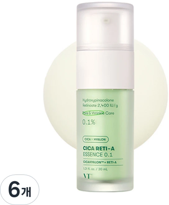 브이티코스메틱 시카 레티-에이 에센스 0.1, 30ml, 6개 - 쿠팡