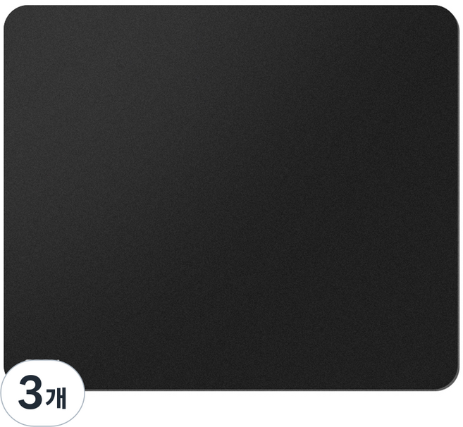 코시 게이밍 마우스 패드 MP975, 블랙, 3개