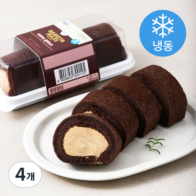 매일 데르뜨 by 바리스타룰스 티라미수 롤케이크 (냉동), 105g, 4개