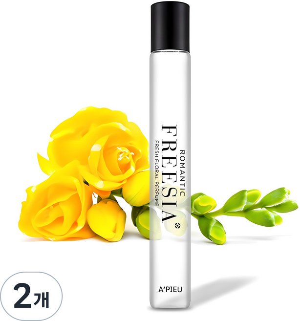 어퓨 마이 핸디 롤온 퍼퓸 프리지아, 9.5ml, 2개