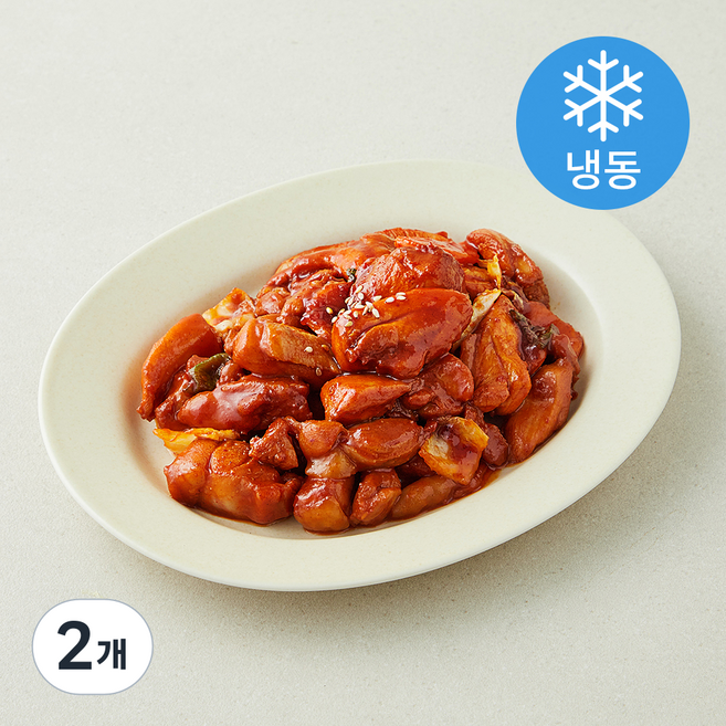 요리락 저당 춘천식 닭갈비 (냉동), 2개, 500g