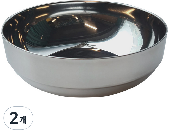 화영 이중턱 냉면기 유광 20cm, 2개