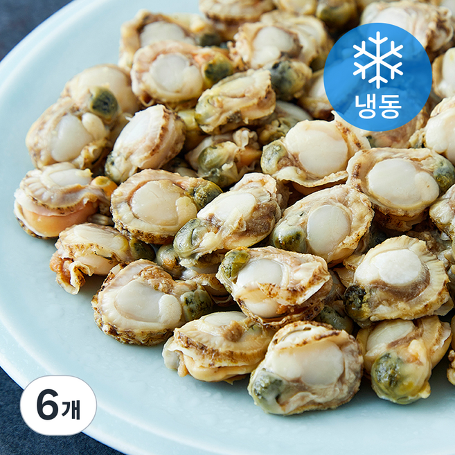 곰곰 자숙 가리비살 (냉동), 6개, 500g