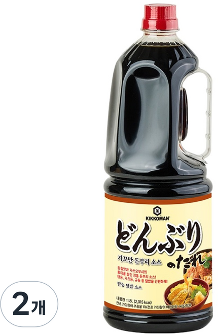 기꼬만 돈부리 소스, 1.8L, 2개