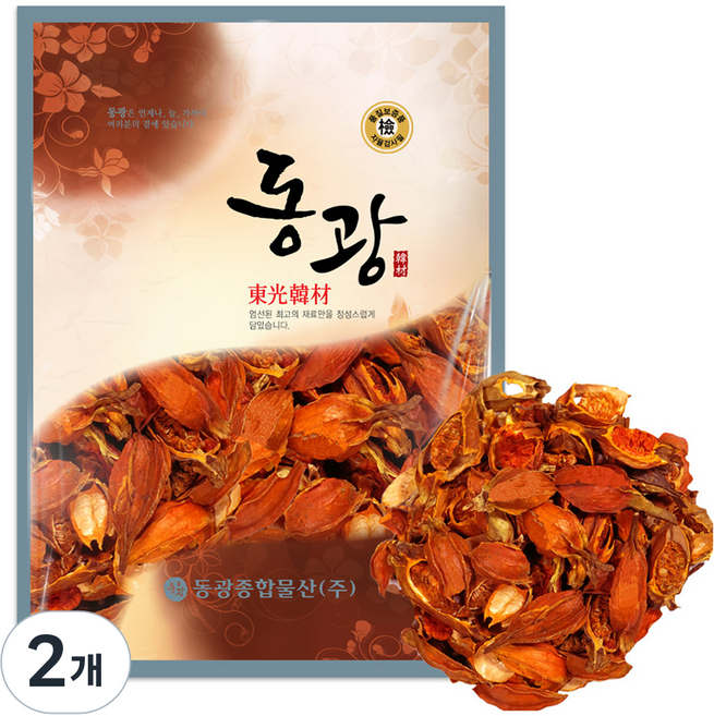 동광종합물산 말린 치자 열매, 600g, 2개