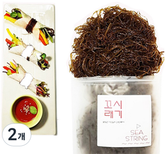 우진수산 염장 꼬시래기, 1kg, 2개