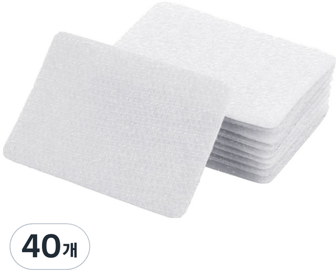 디오셀 미끄럼방지 찍찍이 테이프 화이트, 40개