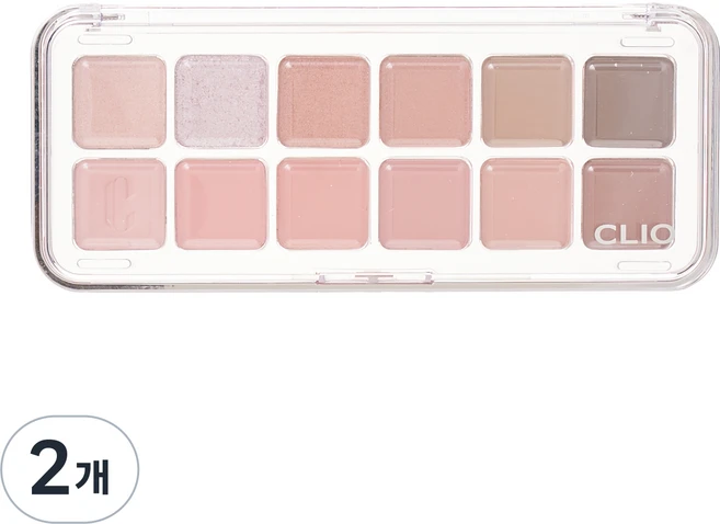 클리오 프로 아이 팔레트 에어, 04 핑크페어링, 2개 - 쿠팡