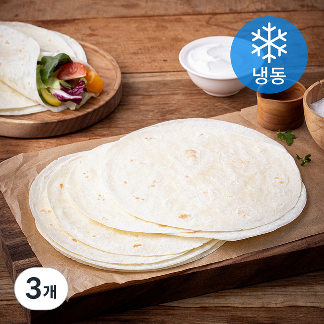 세미원 밀또띠아 지름 20cm (냉동), 31g, 3개, 12개입