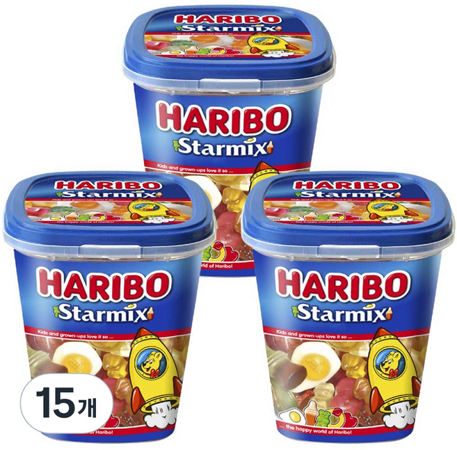 HARIBO 綜合明星軟糖, 175g, 15個