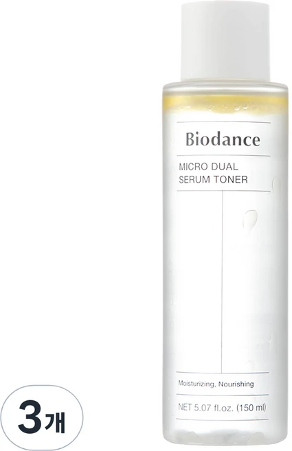 바이오던스 마이크로 듀얼 세럼 토너, 150ml, 3개 - 쿠팡