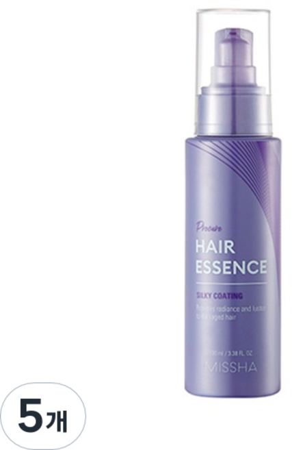 미샤 프로큐어 실키 코팅 헤어 에센스, 100ml, 5개