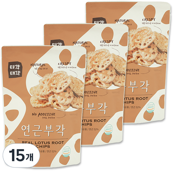 티각태각 연근부각, 60g, 15개