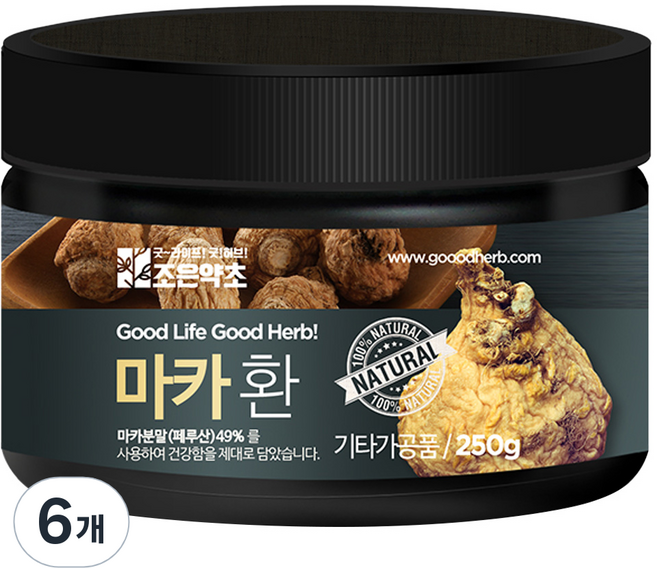조은약초 프리미엄 마카환, 6개, 250g